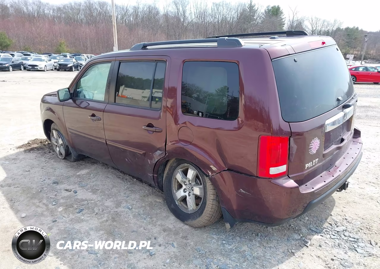 2011 Honda Pilot Ex-L VIN:5FNYF4H57BB050326 - 3