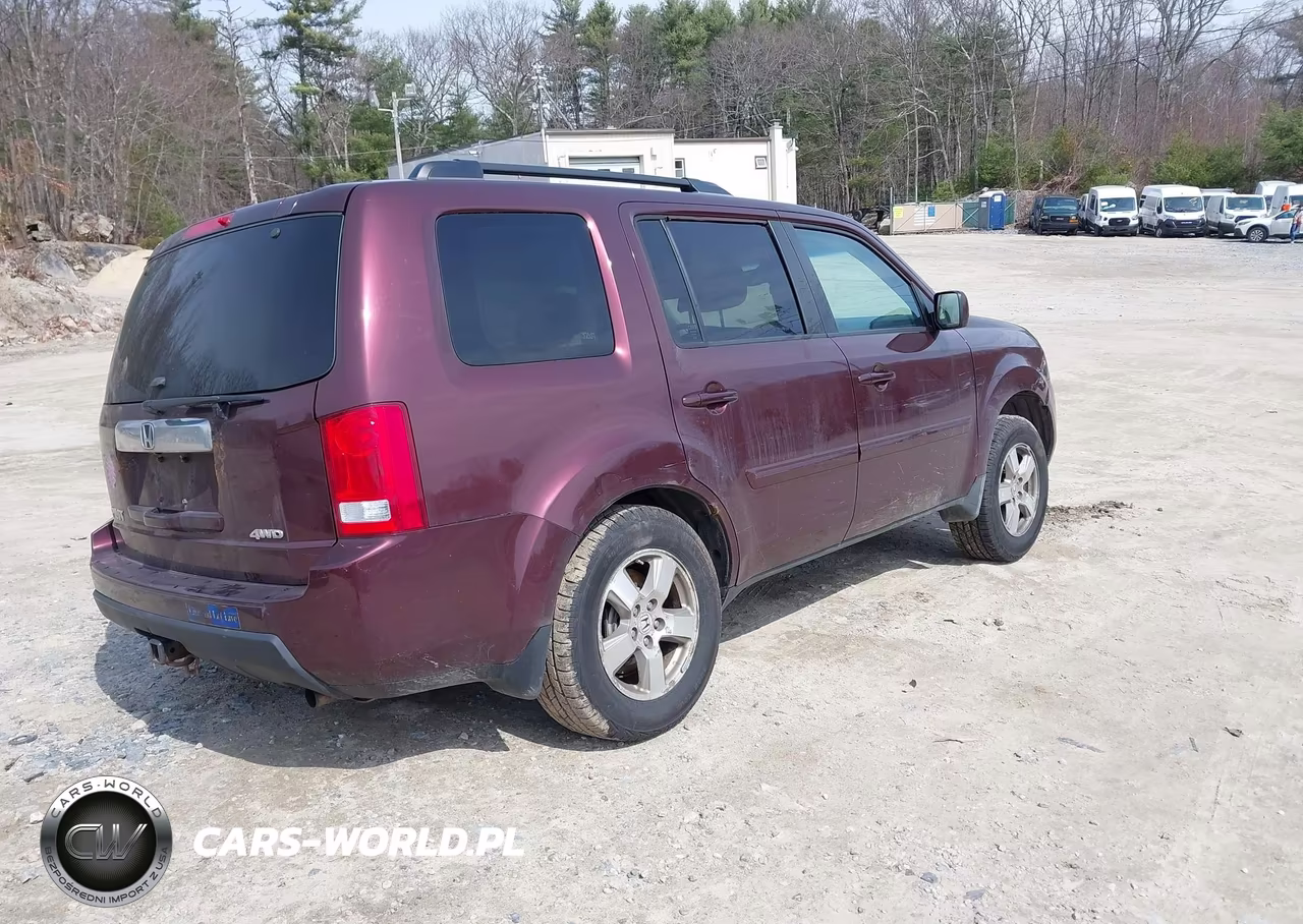 2011 Honda Pilot Ex-L VIN:5FNYF4H57BB050326 - 4