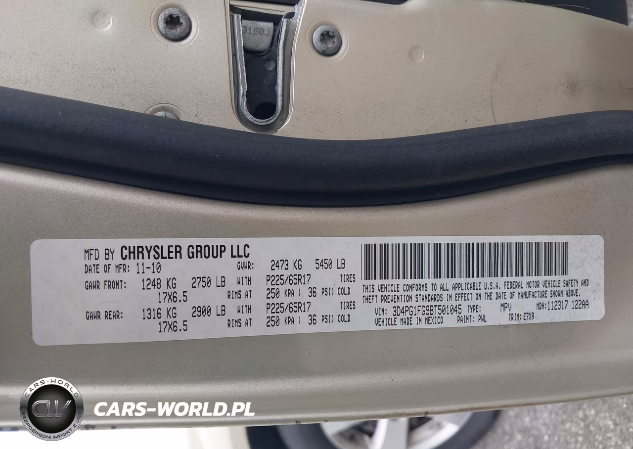 2011 Dodge Journey Mainstreet VIN:3D4PG1FG9BT501045 - 9