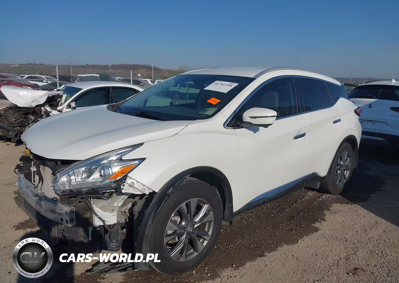 2017 Nissan Murano Sl VIN:5N1AZ2MH3HN196550 - 2