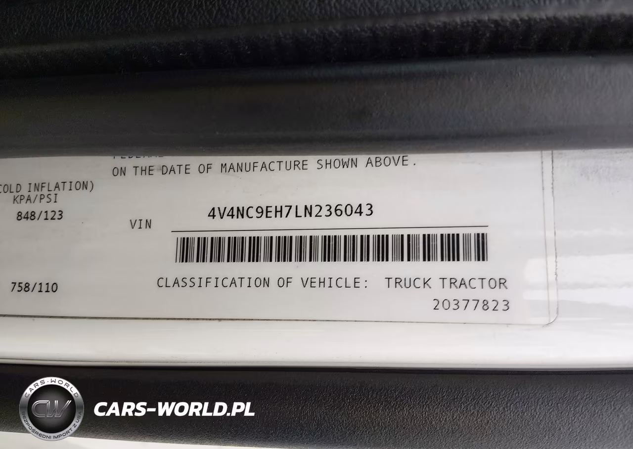 2020 Volvo Vnl VIN:4V4NC9EH7LN236043 - 8
