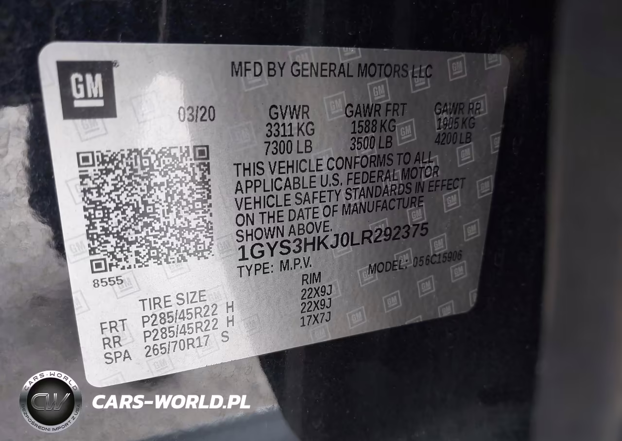 2020 Cadillac Escalade Esv 2Wd Luxury VIN:1GYS3HKJ0LR292375 - 9
