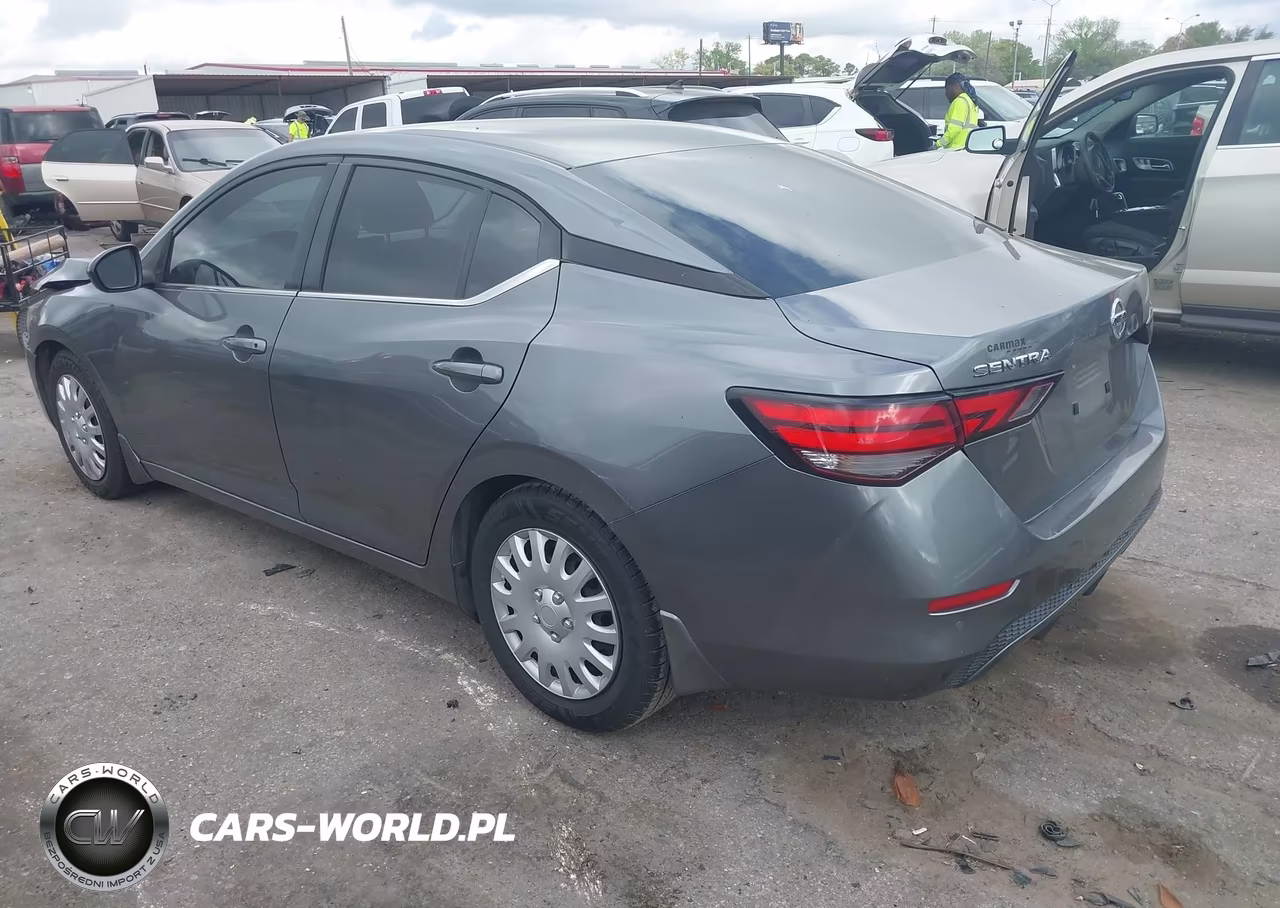 2021 Nissan Sentra S Xtronic Cvt VIN:3N1AB8BV7MY315785 - 3