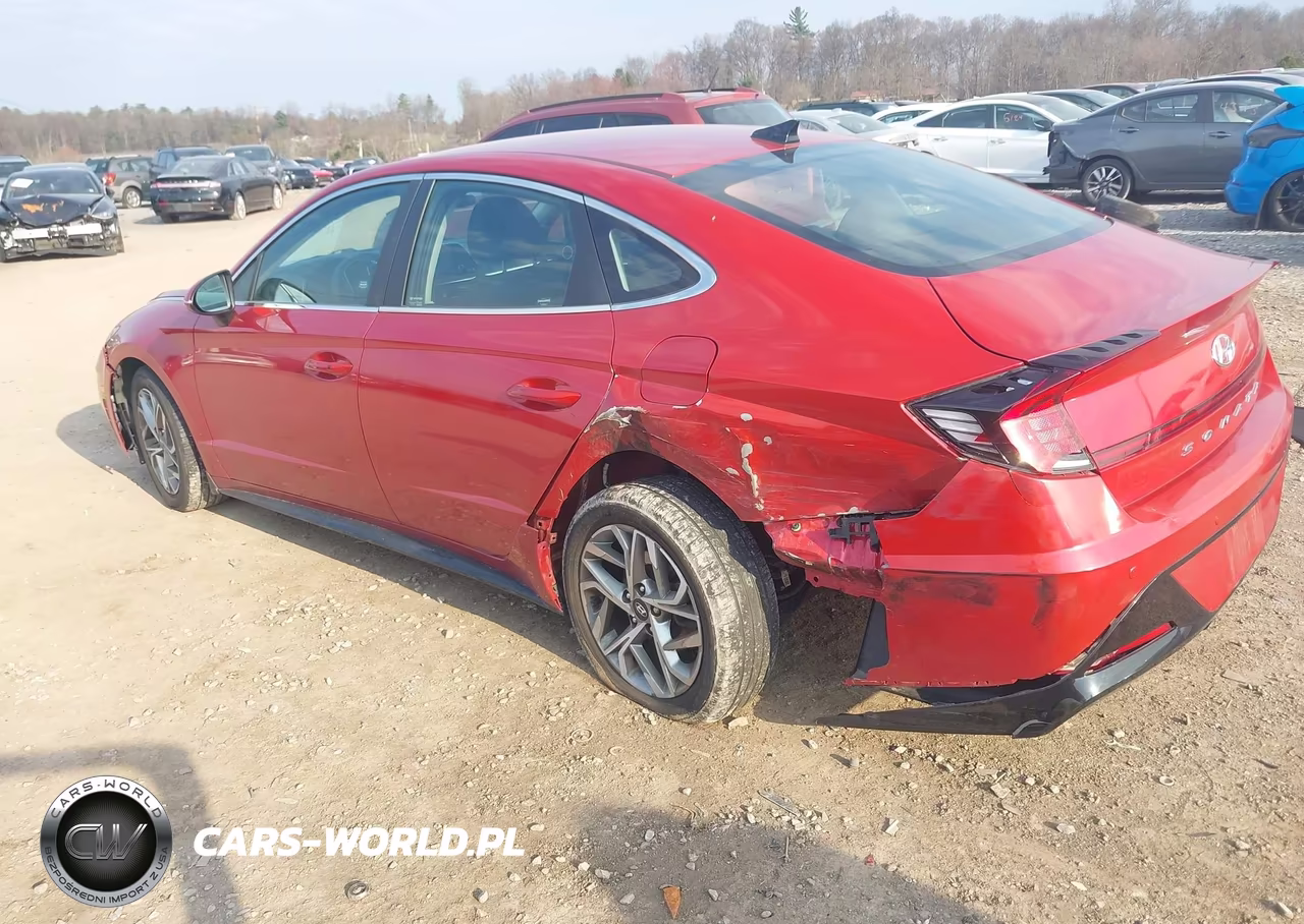2021 Hyundai Sonata Sel VIN:5NPEL4JA4MH082402 - 3