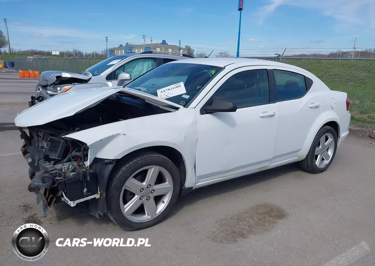 2013 Dodge Avenger Se VIN:1C3CDZAB7DN563453 - 2