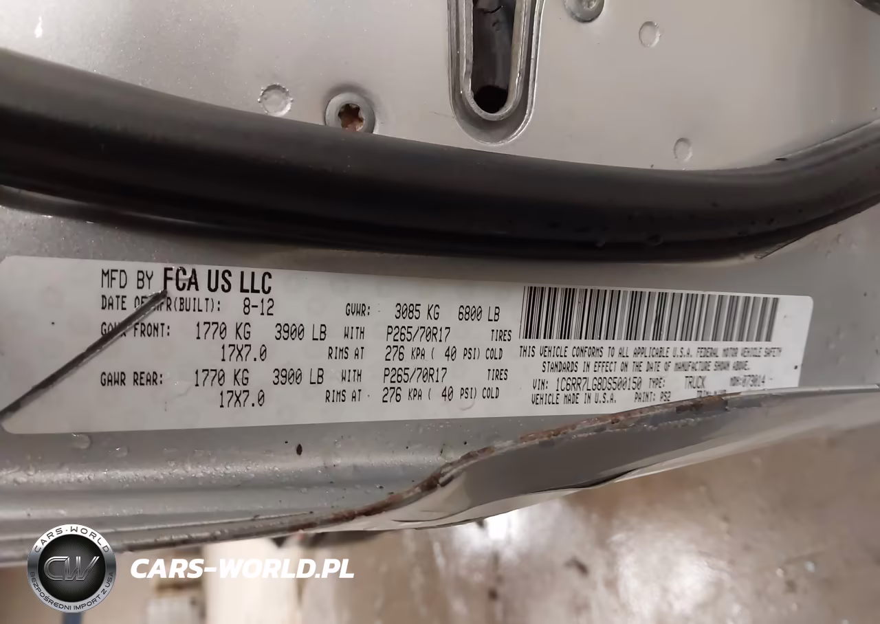 2013 Ram 1500 Slt VIN:1C6RR7LG8DS500150 - 9