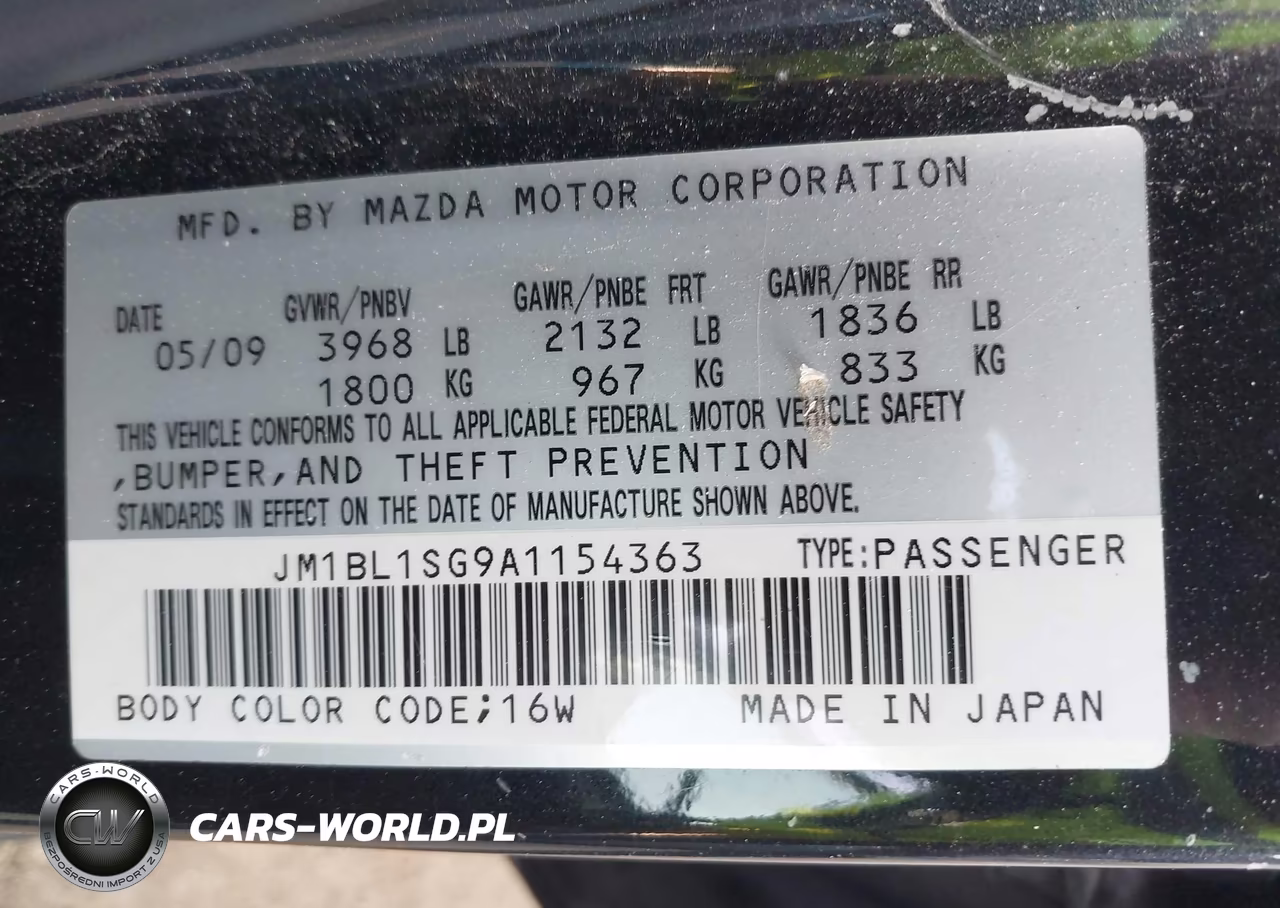 2010 Mazda Mazda3 I Touring VIN:JM1BL1SG9A1154363 - 9