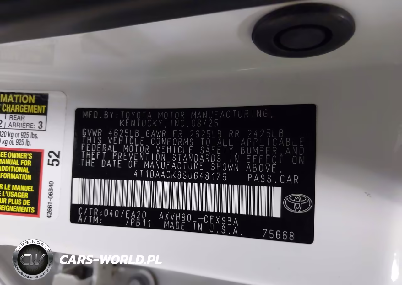 2025 Toyota Camry Se VIN:4T1DAACK8SU648176 - 9