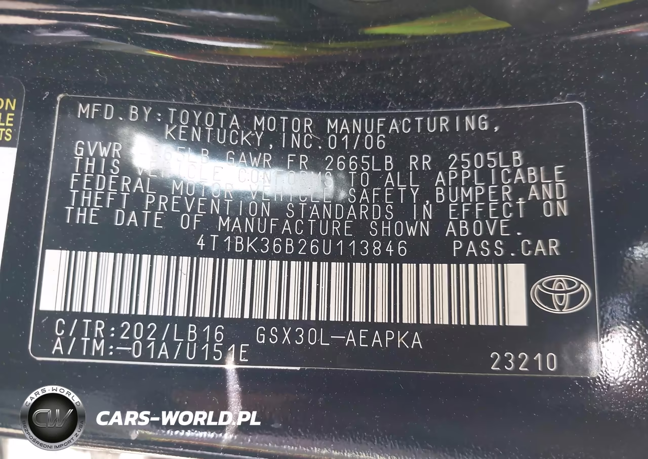 2006 Toyota Avalon Limited VIN:4T1BK36B26U113846 - 9