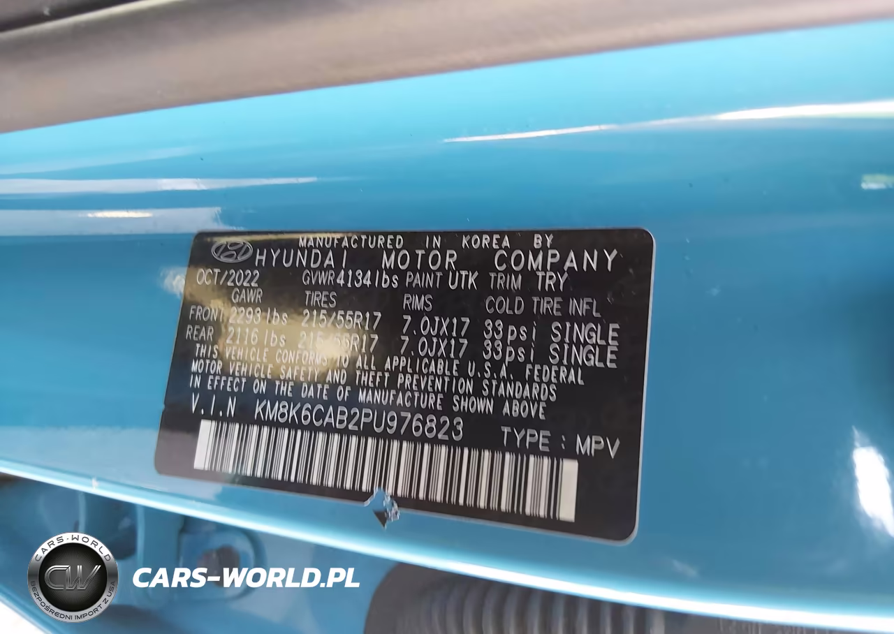 2023 Hyundai Kona Sel VIN:KM8K6CAB2PU976823 - 9