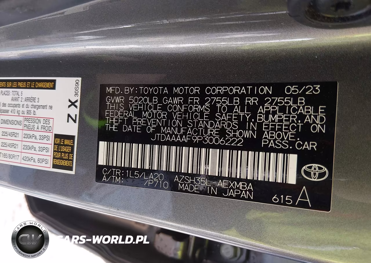 2023 Toyota Crown Limited VIN:JTDAAAAF9P3006222 - 9