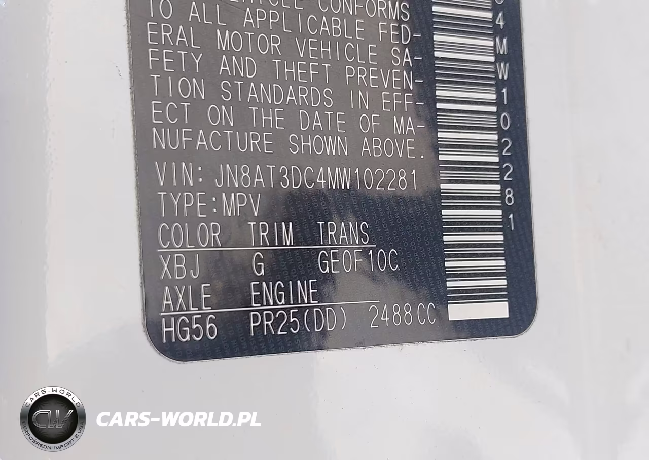 2021 Nissan Rogue Platinum Fwd VIN:JN8AT3DC4MW102281 - 9