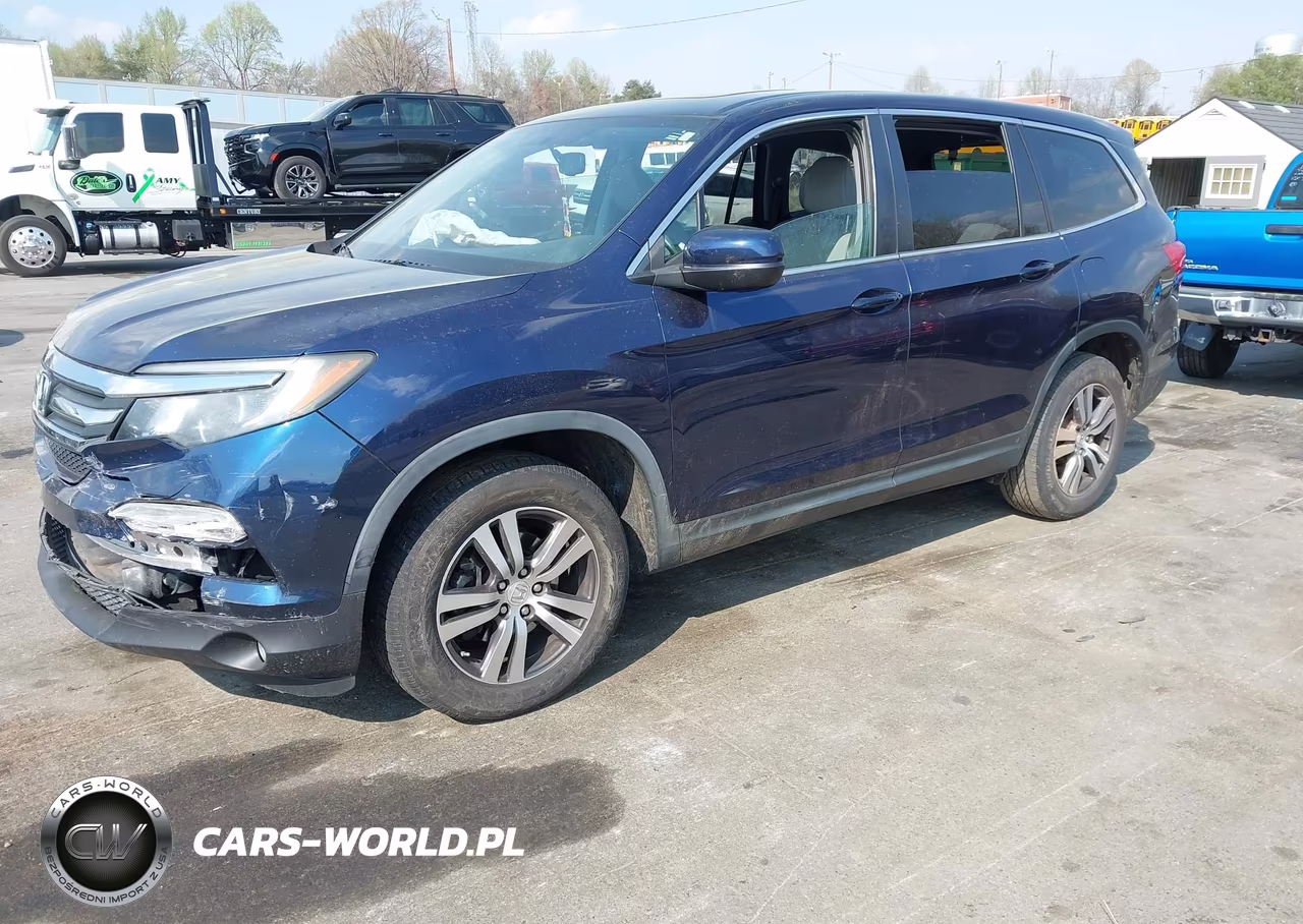 2018 Honda Pilot Ex-L VIN:5FNYF5H55JB002313 - 2