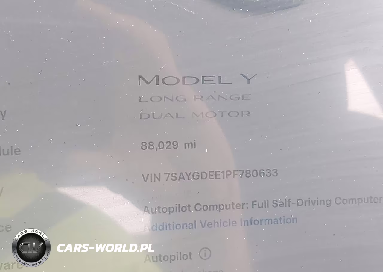 2023 Tesla Model Y Awd-Long Range Dual Motor All-Wheel Drive VIN:7SAYGDEE1PF780633 - 15