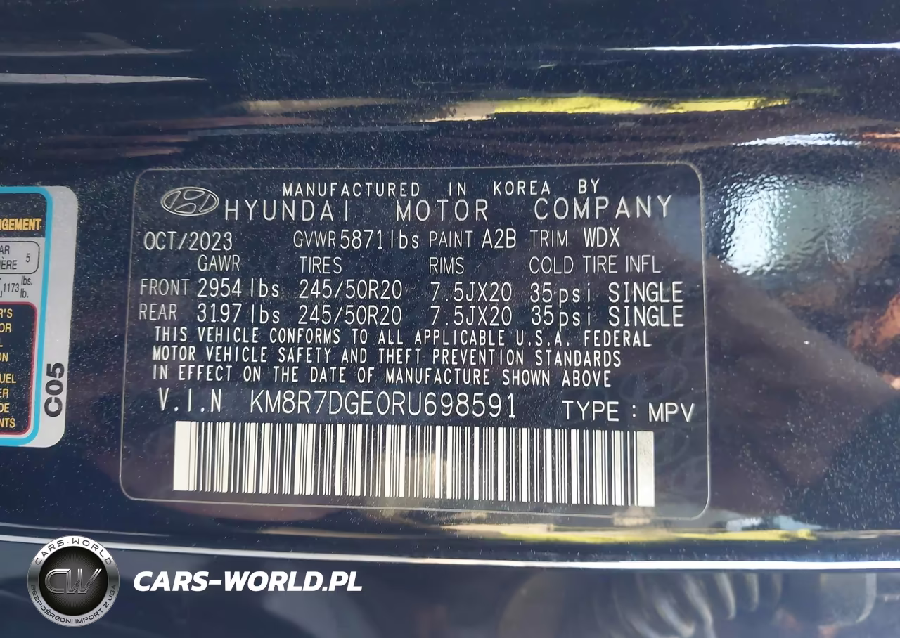 2024 Hyundai Palisade Calligraphy VIN:KM8R7DGE0RU698591 - 9