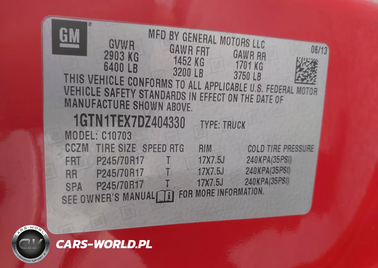 2013 GMC Sierra 1500 Work Truck VIN:1GTN1TEX7DZ404330 - 9