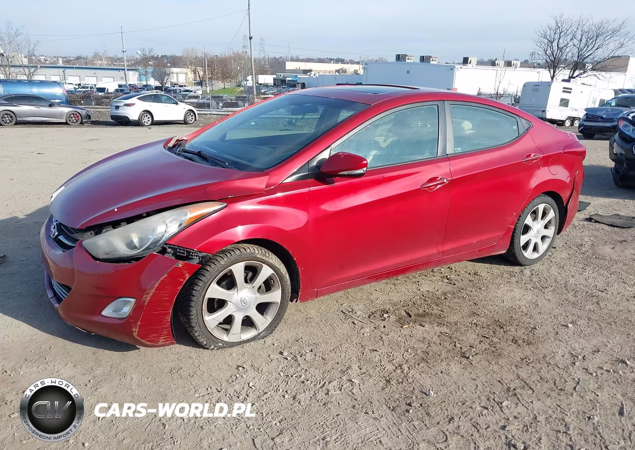 2012 Hyundai Elantra Limited (Ulsan Plant) VIN:KMHDH4AE7CU466593 - 2