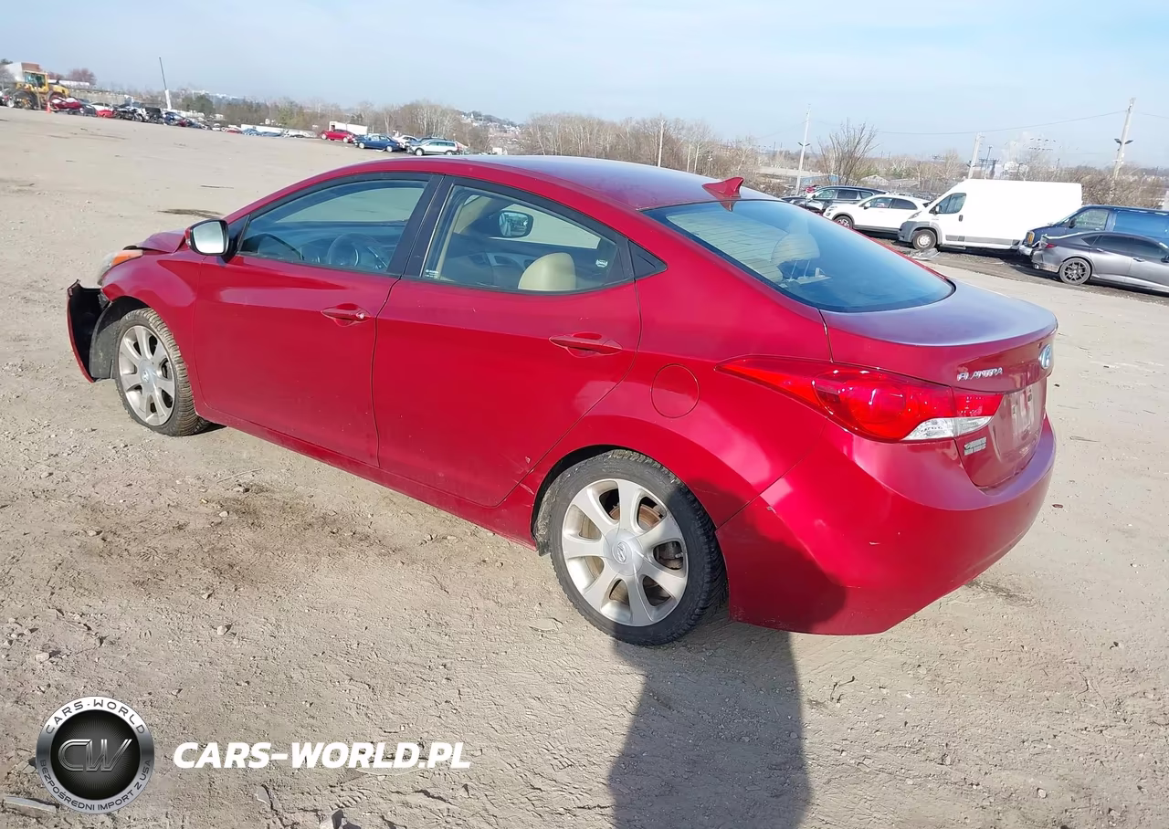 2012 Hyundai Elantra Limited (Ulsan Plant) VIN:KMHDH4AE7CU466593 - 3