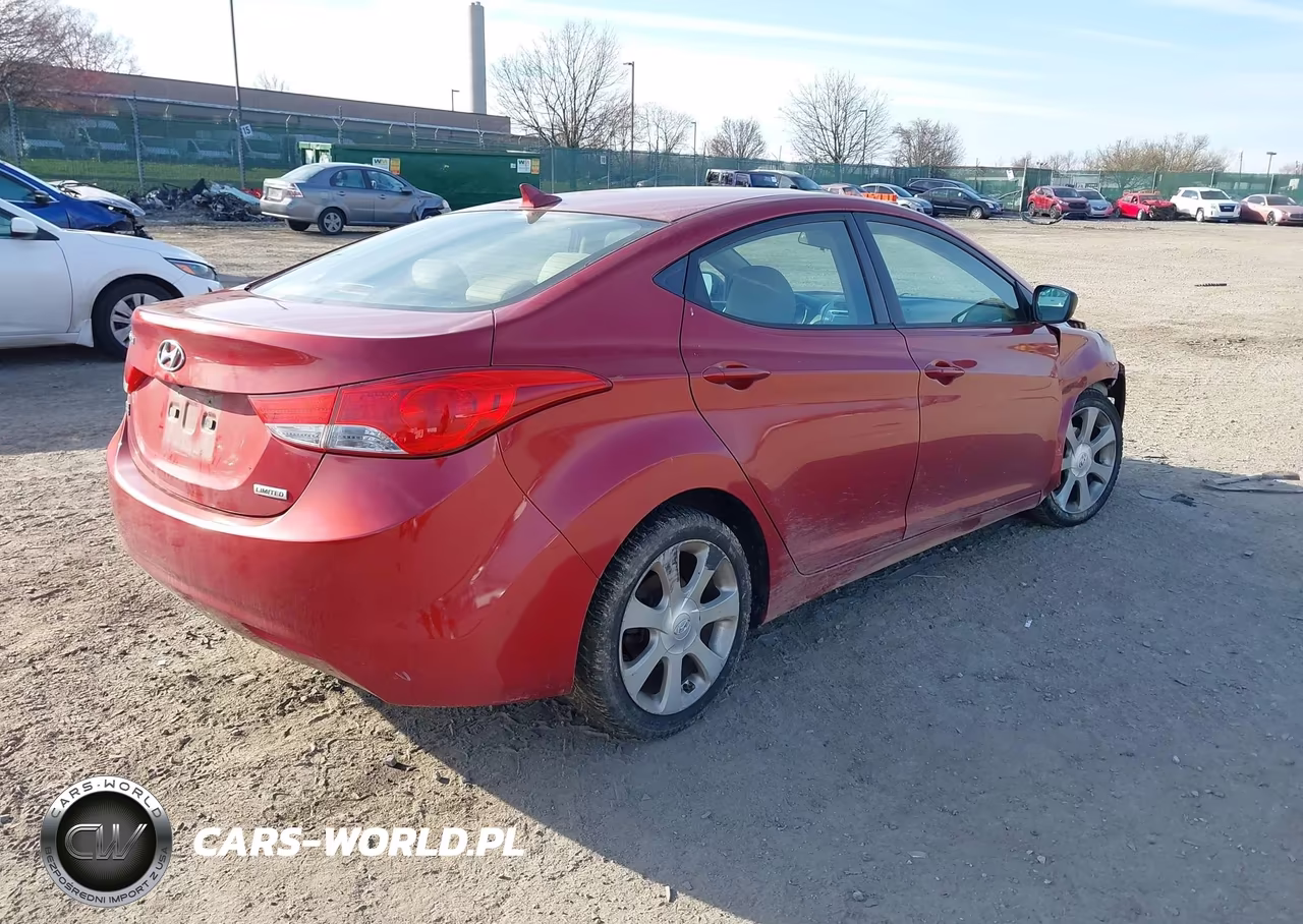 2012 Hyundai Elantra Limited (Ulsan Plant) VIN:KMHDH4AE7CU466593 - 4
