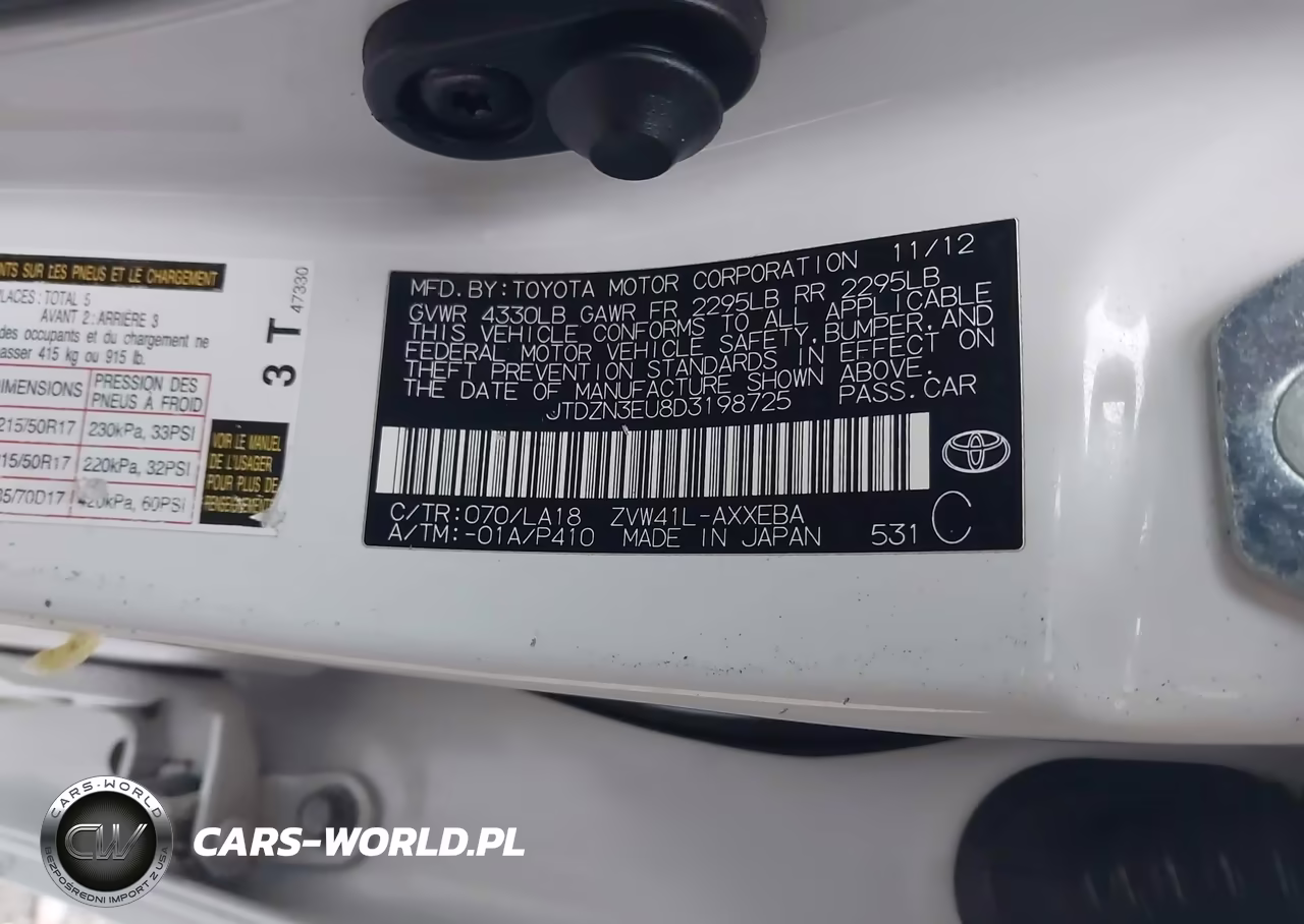 2013 Toyota Prius V Five VIN:JTDZN3EU8D3198725 - 9