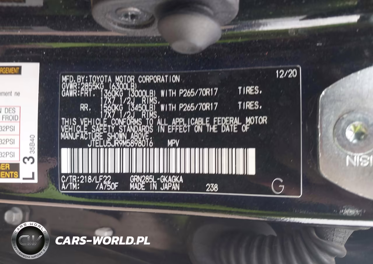 2021 Toyota 4Runner Trd Pro VIN:JTELU5JR9M5898016 - 9