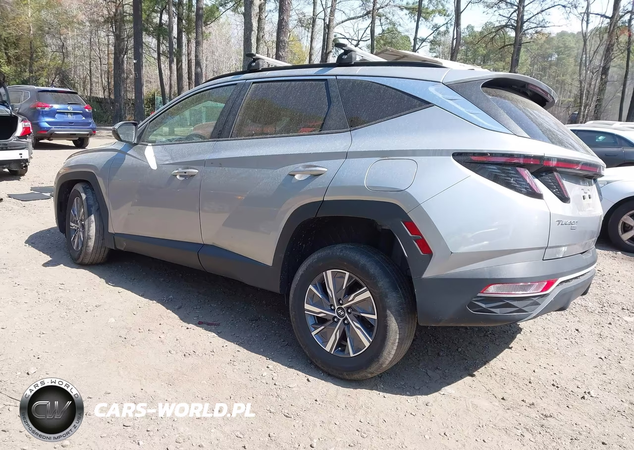 2022 Hyundai Tucson Hybrid Blue VIN:KM8JBCA19NU079316 - 3