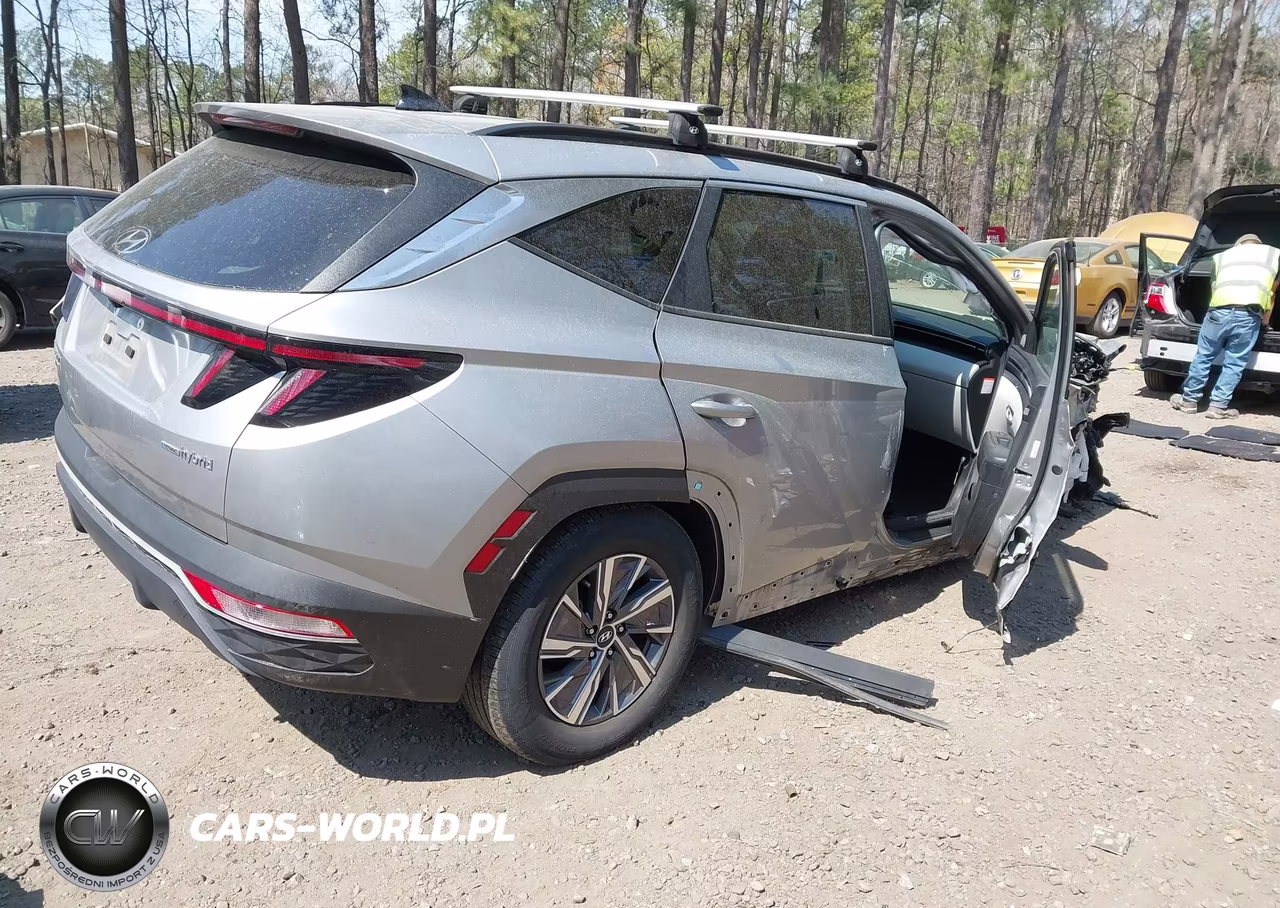 2022 Hyundai Tucson Hybrid Blue VIN:KM8JBCA19NU079316 - 4