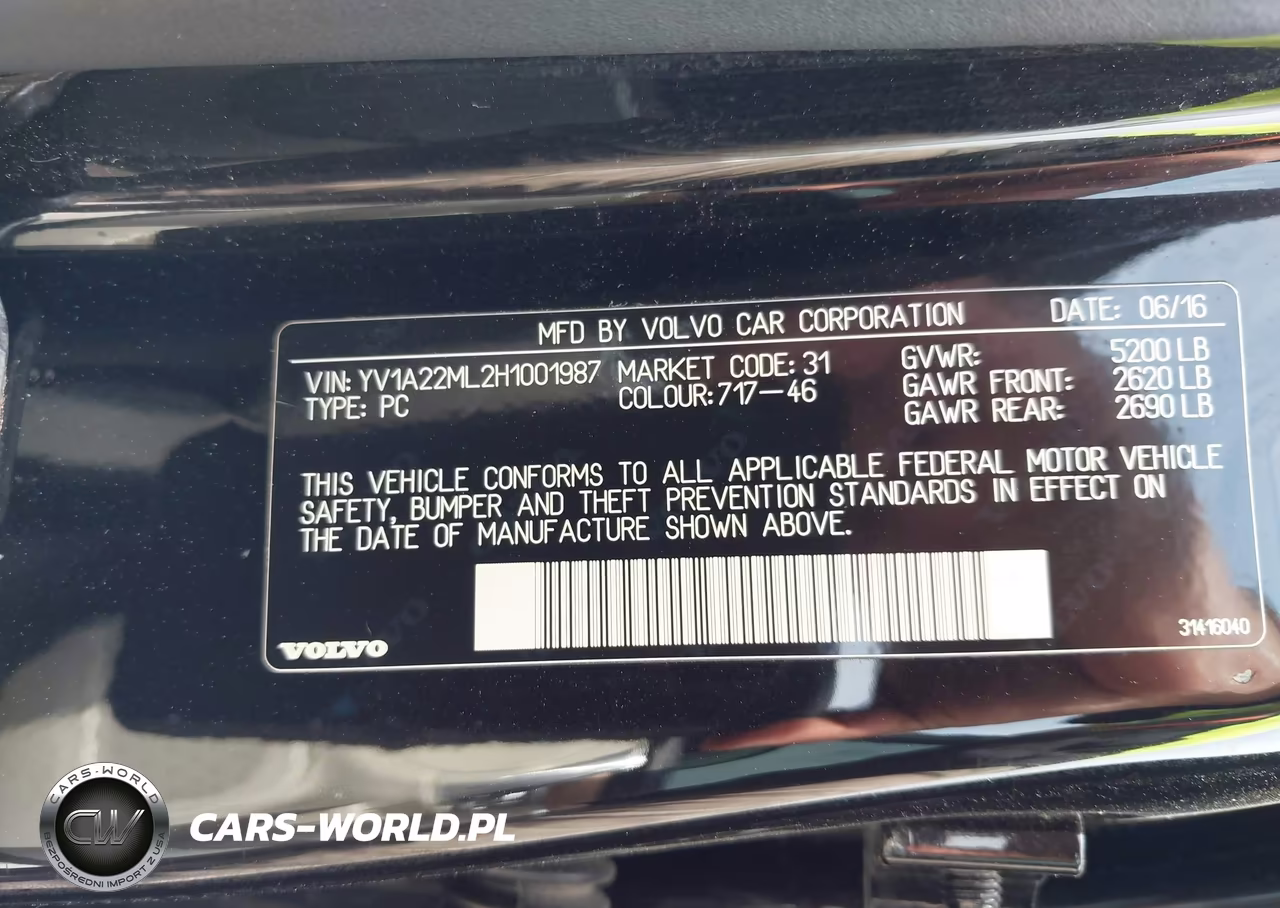 2017 Volvo S90 T6 Inscription VIN:YV1A22ML2H1001987 - 9