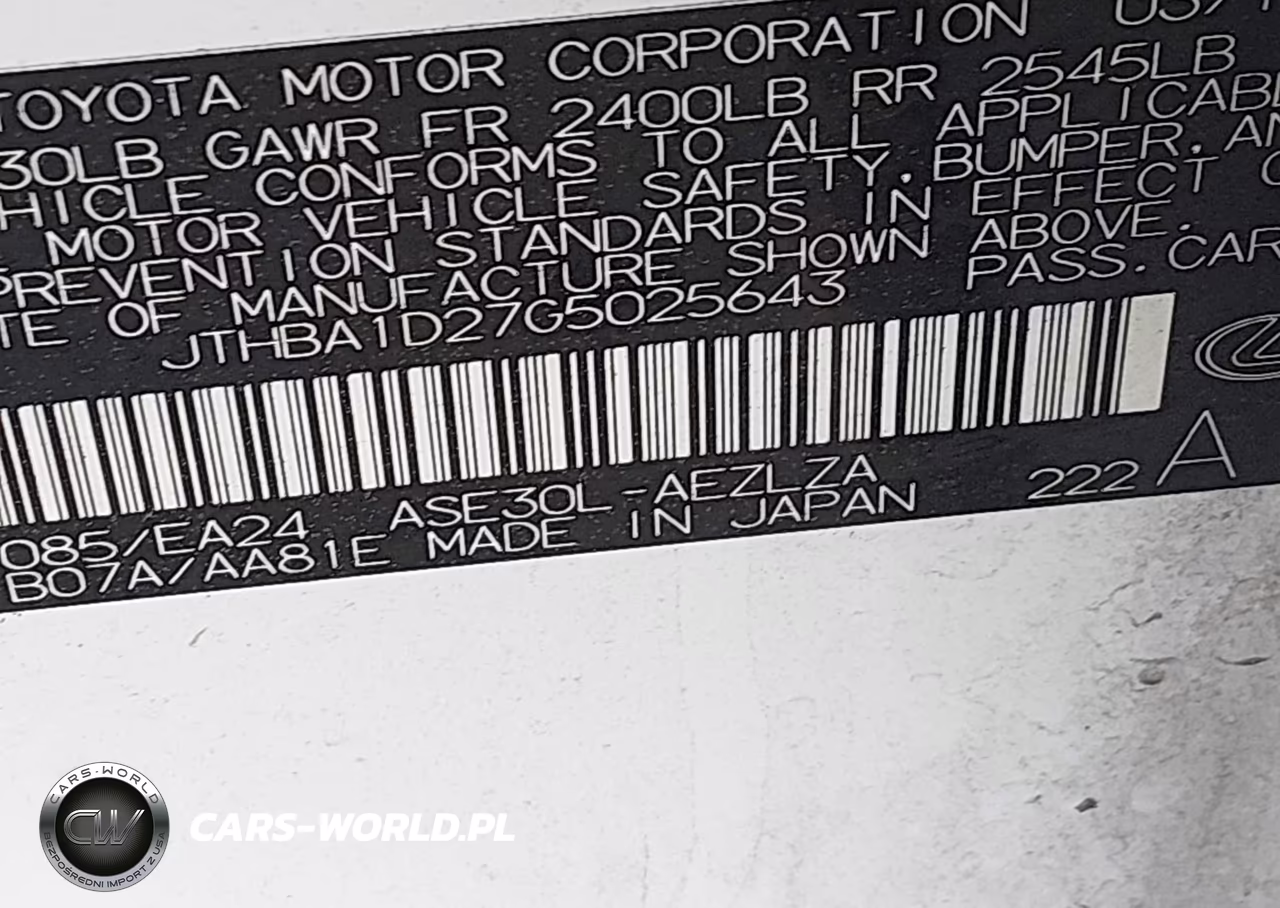 2016 Lexus Is 200T VIN:JTHBA1D27G5025643 - 9