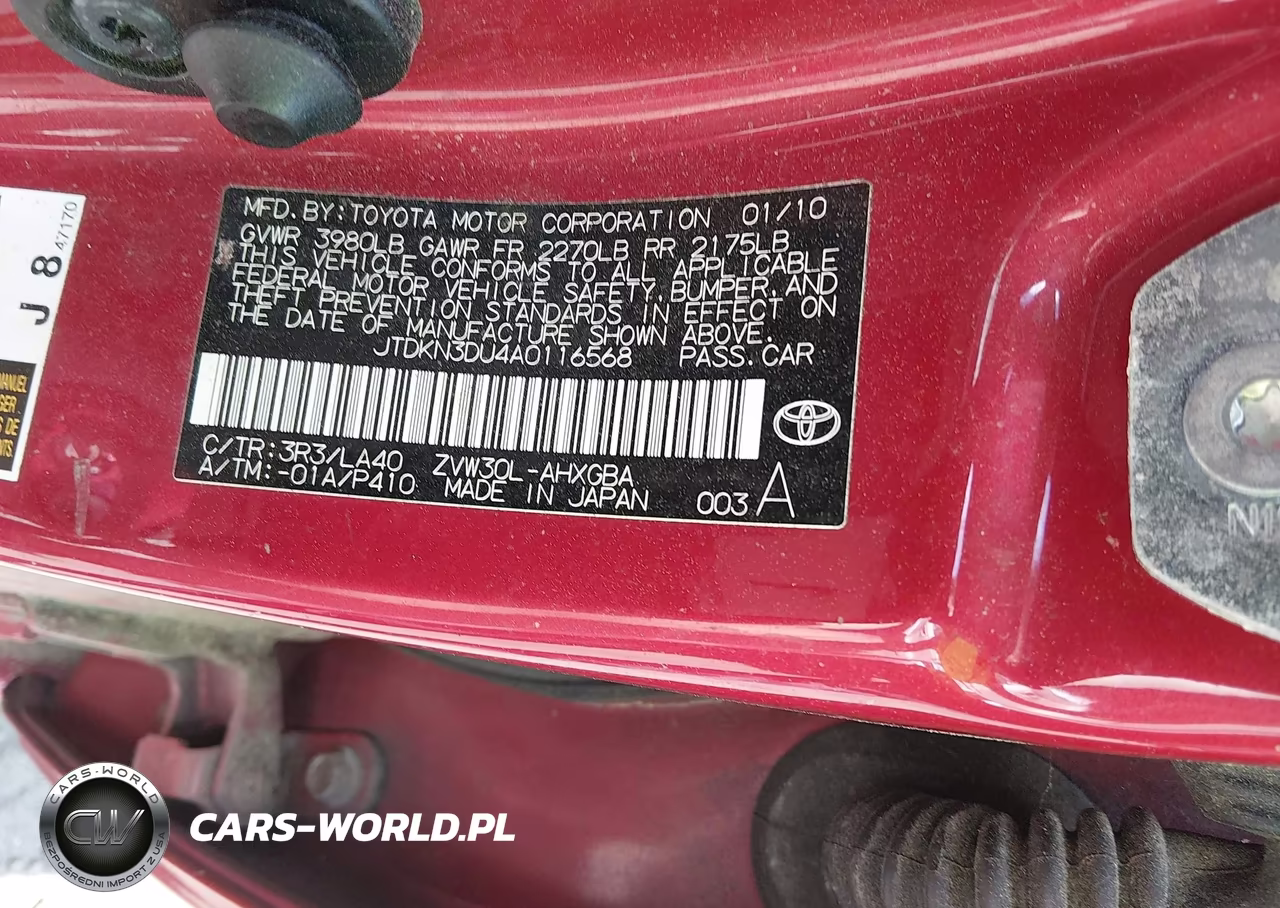 2010 Toyota Prius Iv VIN:JTDKN3DU4A0116568 - 9