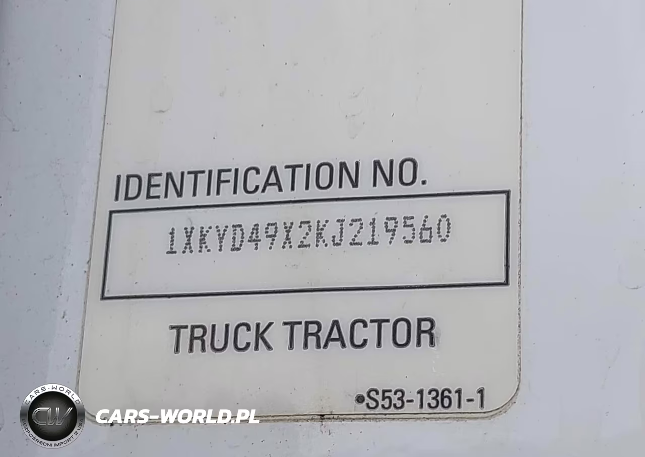 2019 Kenworth T680 VIN:1XKYD49X2KJ219560 - 9