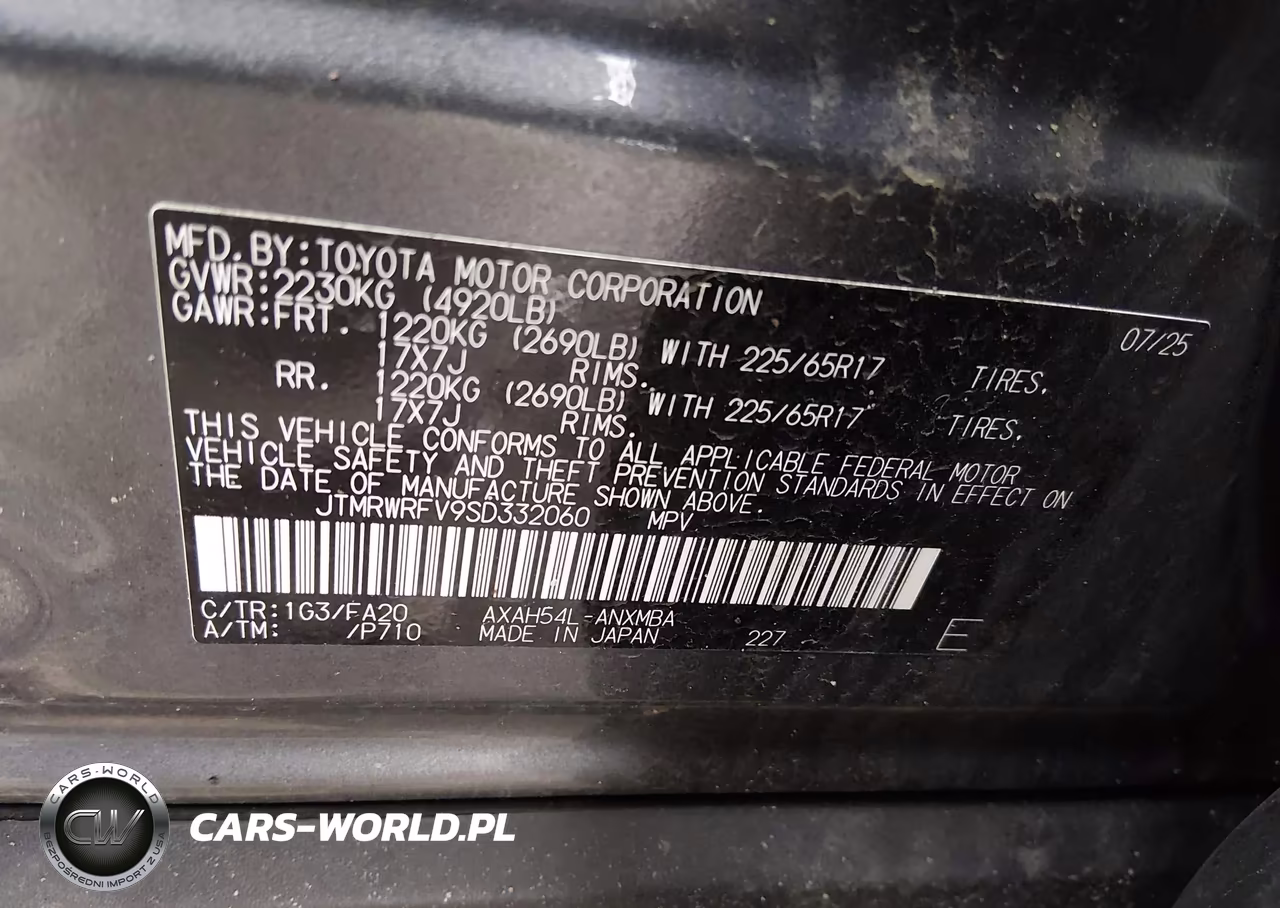 2025 Toyota Rav4 Hybrid Xle VIN:JTMRWRFV9SD332060 - 9