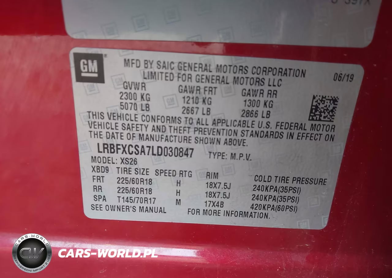 2020 Buick Envision Fwd Essence VIN:LRBFXCSA7LD030847 - 9
