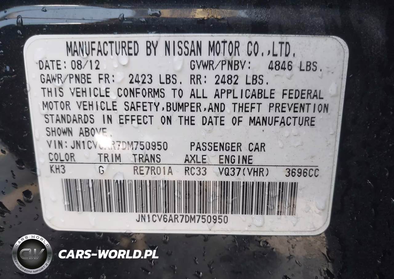 2013 Infiniti G37X VIN:JN1CV6AR7DM750950 - 9