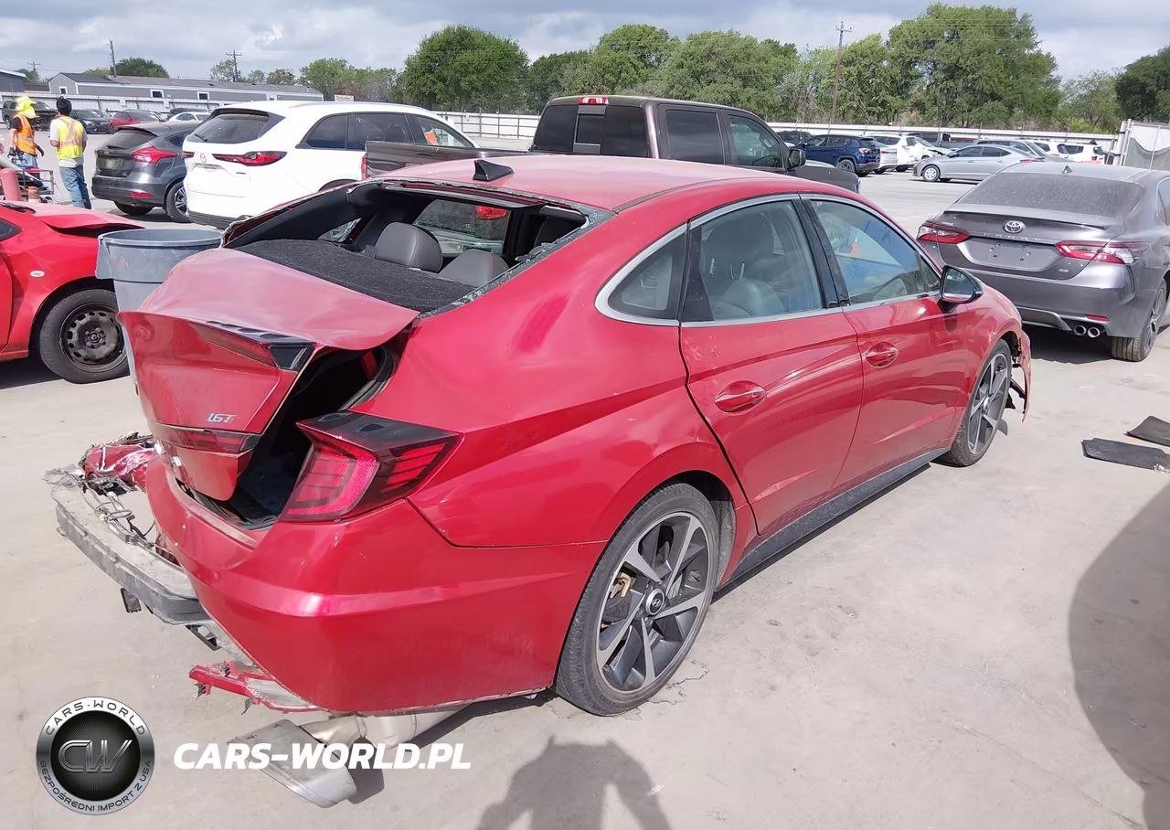 2021 Hyundai Sonata Sel Plus VIN:5NPEJ4J27MH107579 - 4