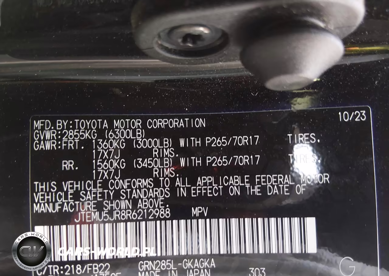 2024 Toyota 4Runner Sr5 VIN:JTEMU5JR8R6212988 - 9