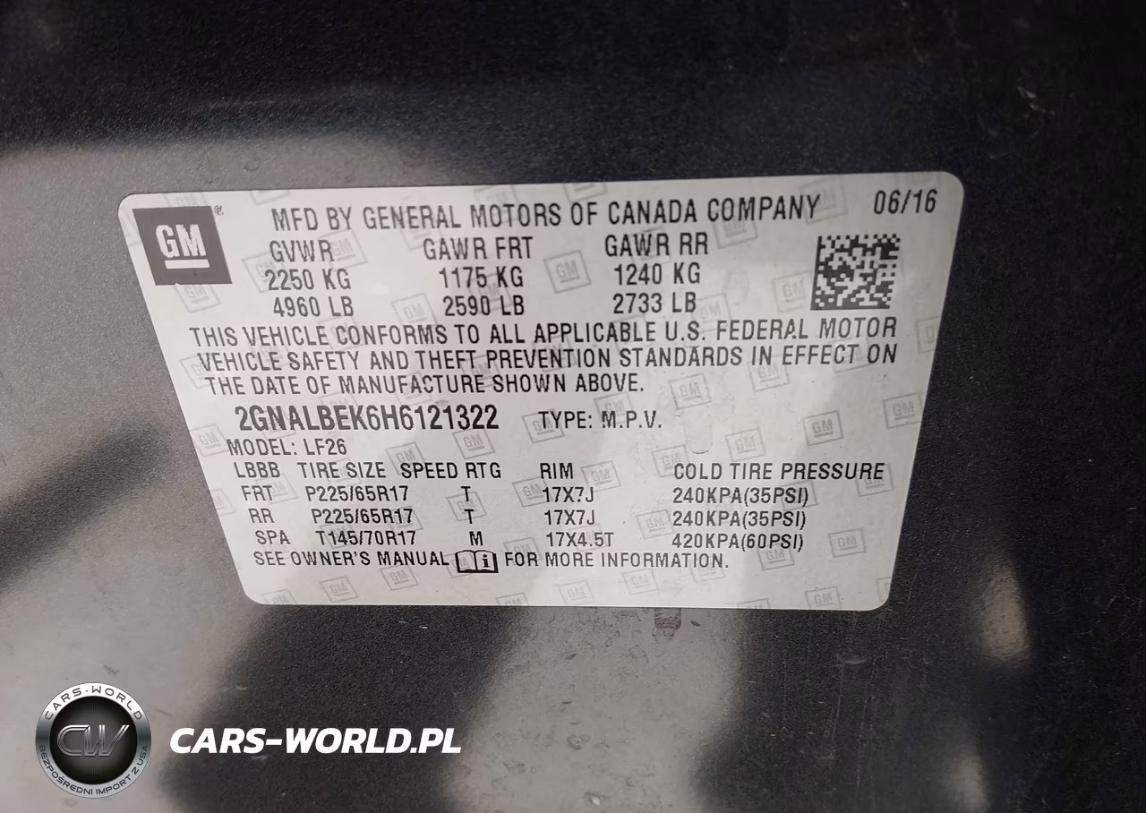 2017 Chevrolet Equinox Ls VIN:2GNALBEK6H6121322 - 9