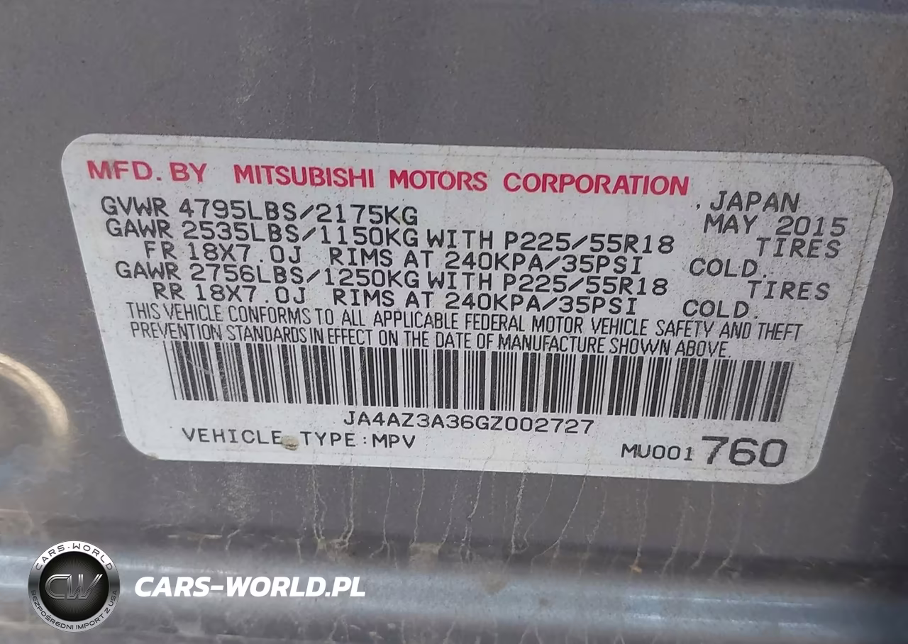 2016 Mitsubishi Outlander Se VIN:JA4AZ3A36GZ002727 - 9