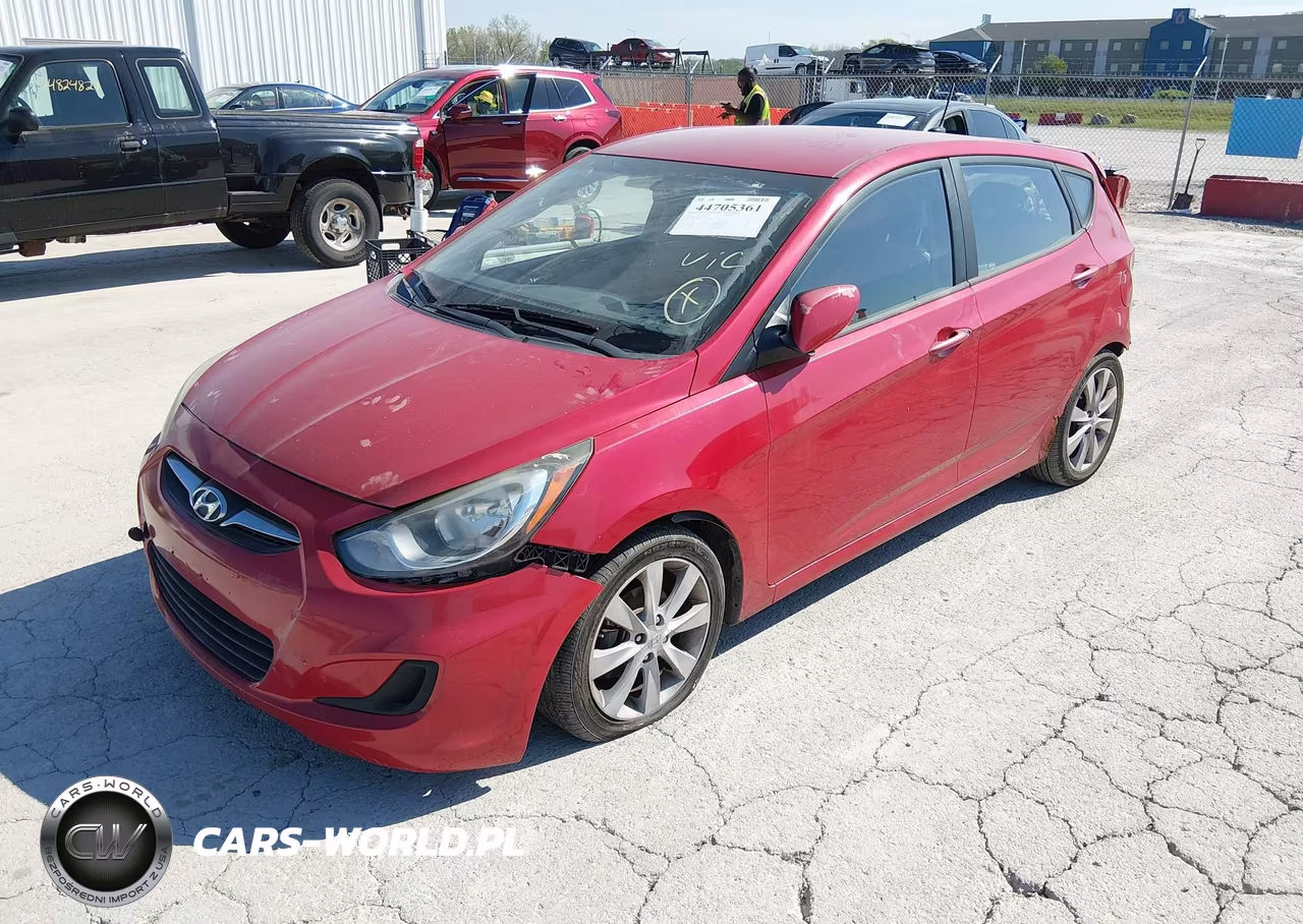 2013 Hyundai Accent Se VIN:KMHCU5AE5DU073772 - 2