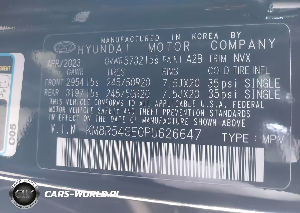 2023 Hyundai Palisade Limited VIN:KM8R54GE0PU626647 - 9
