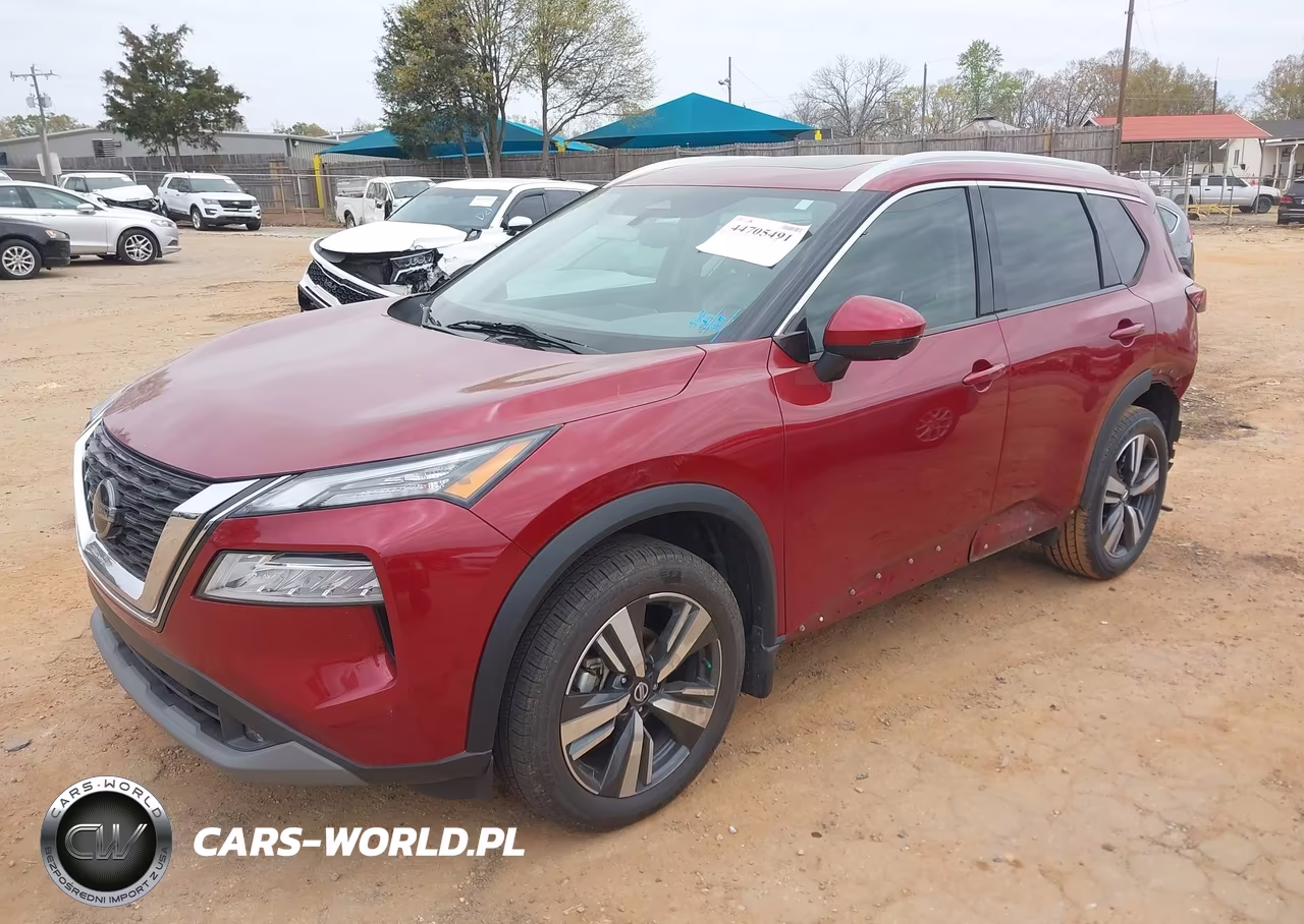 2021 Nissan Rogue Sl Fwd VIN:5N1AT3CA1MC820587 - 2