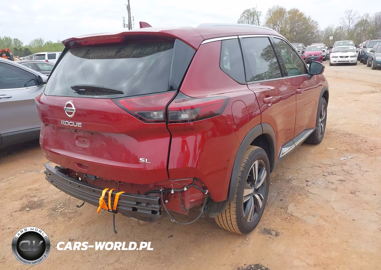 2021 Nissan Rogue Sl Fwd VIN:5N1AT3CA1MC820587 - 4