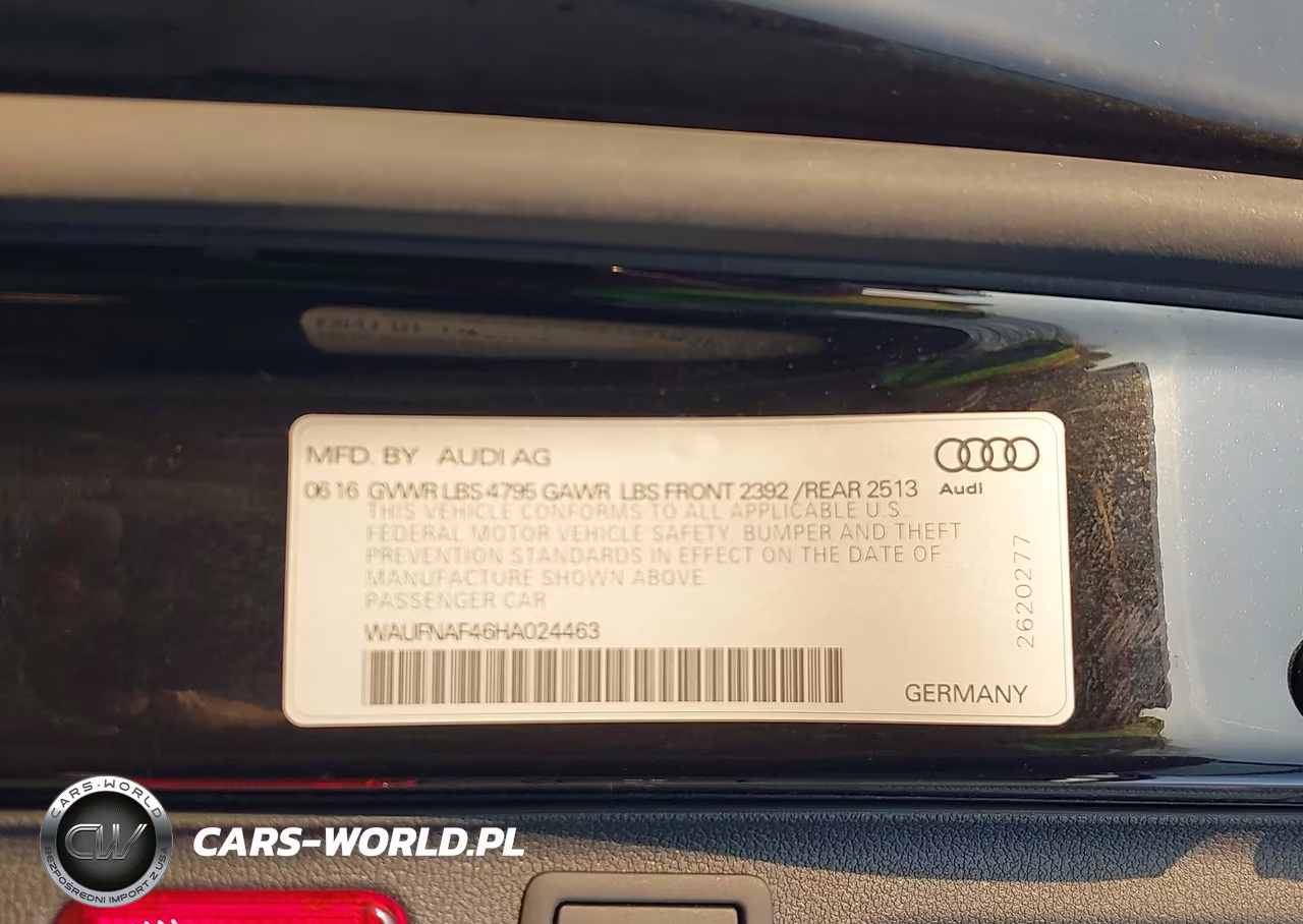 2017 Audi A4 2.0T Premium VIN:WAUFNAF46HA024463 - 9
