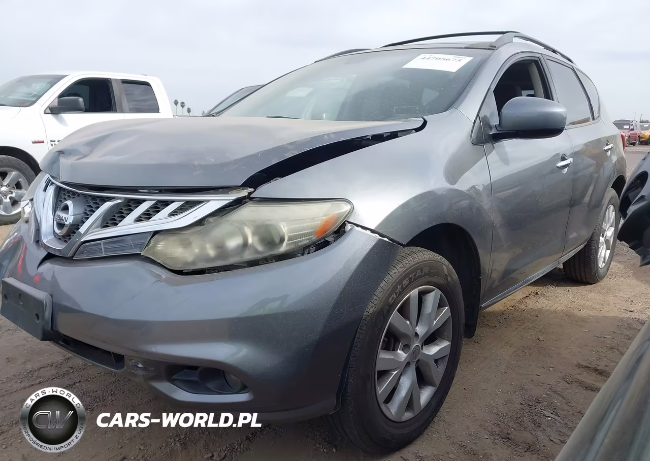2014 Nissan Murano Sl VIN:JN8AZ1MU0EW415129 - 2