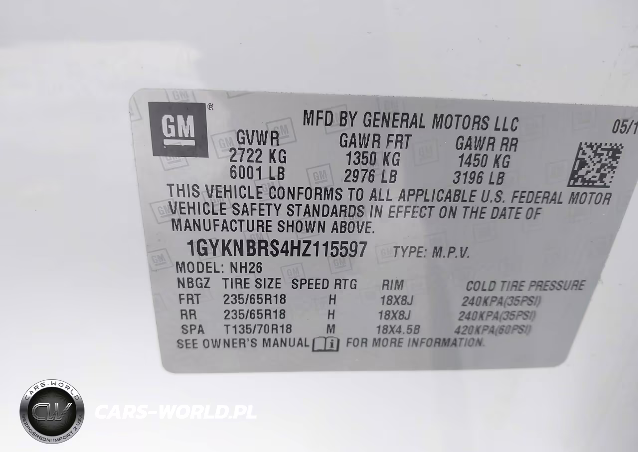 2017 Cadillac Xt5 Luxury VIN:1GYKNBRS4HZ115597 - 9