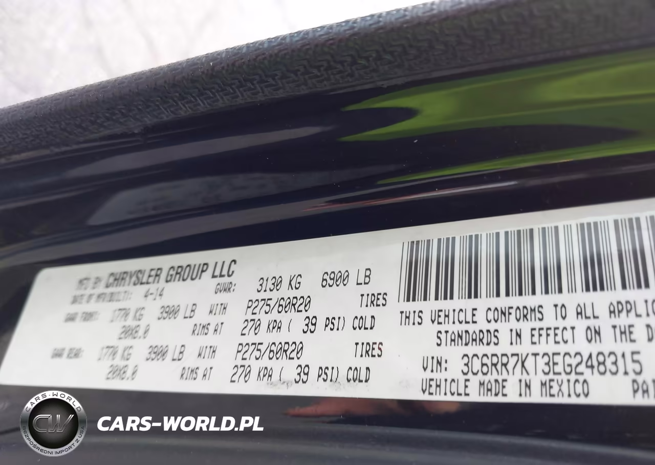 2014 Ram 1500 Express VIN:3C6RR7KT3EG248315 - 9