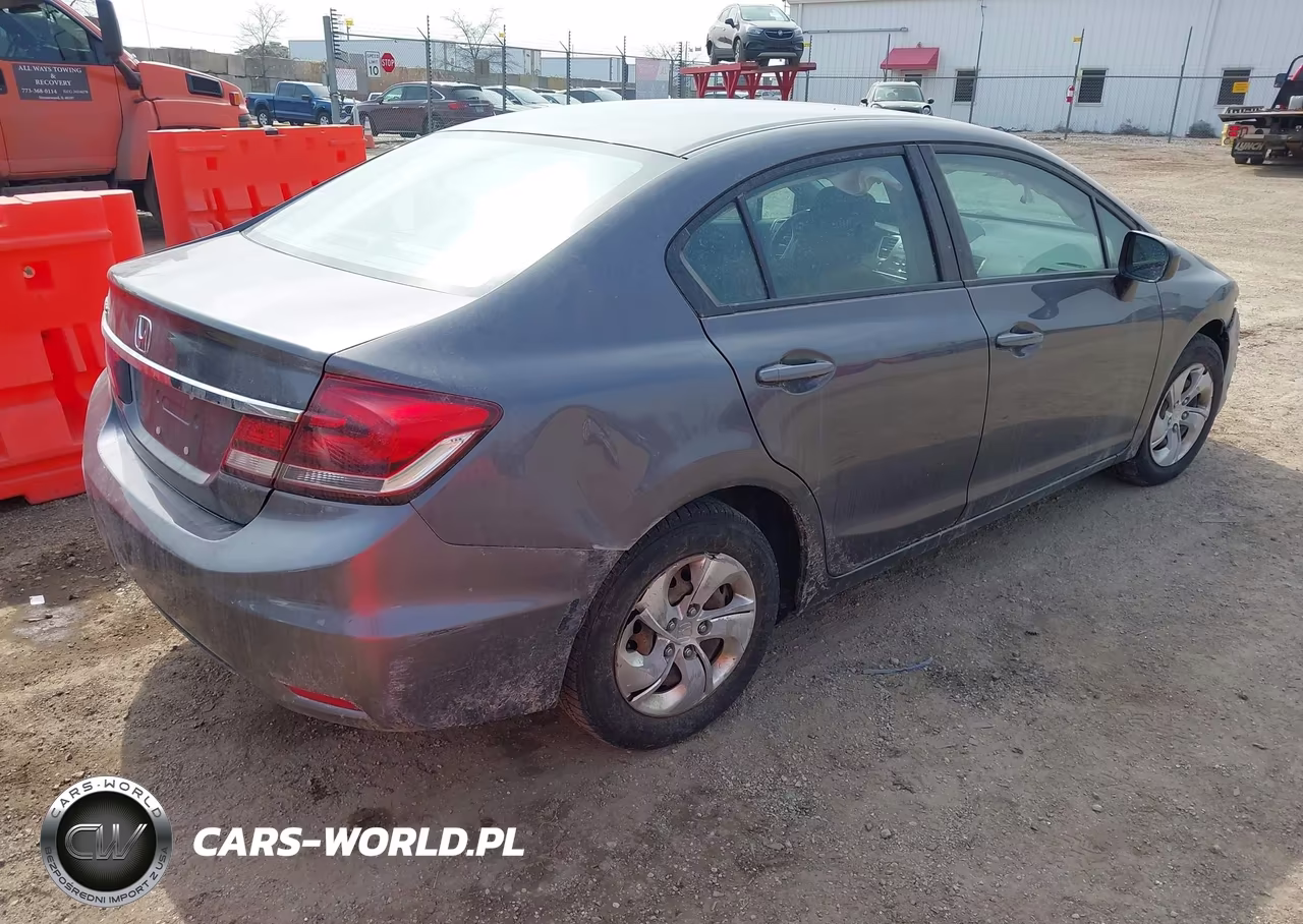 2015 Honda Civic Lx VIN:19XFB2F59FE074858 - 4