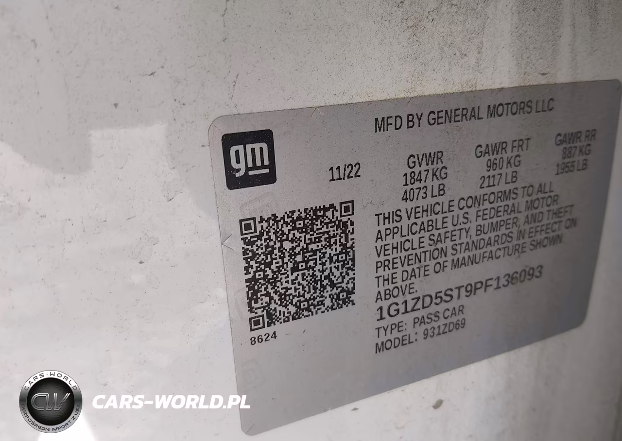 2023 Chevrolet Malibu Fwd 1Lt VIN:1G1ZD5ST9PF136093 - 9