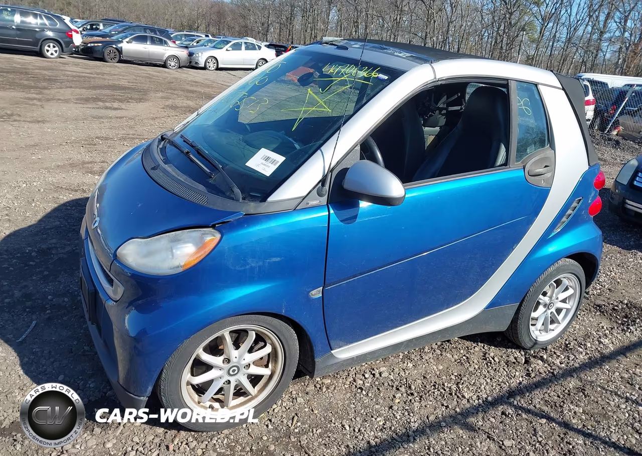 2008 Smart Fortwo Passion VIN:WMEEK31X98K167147 - 2
