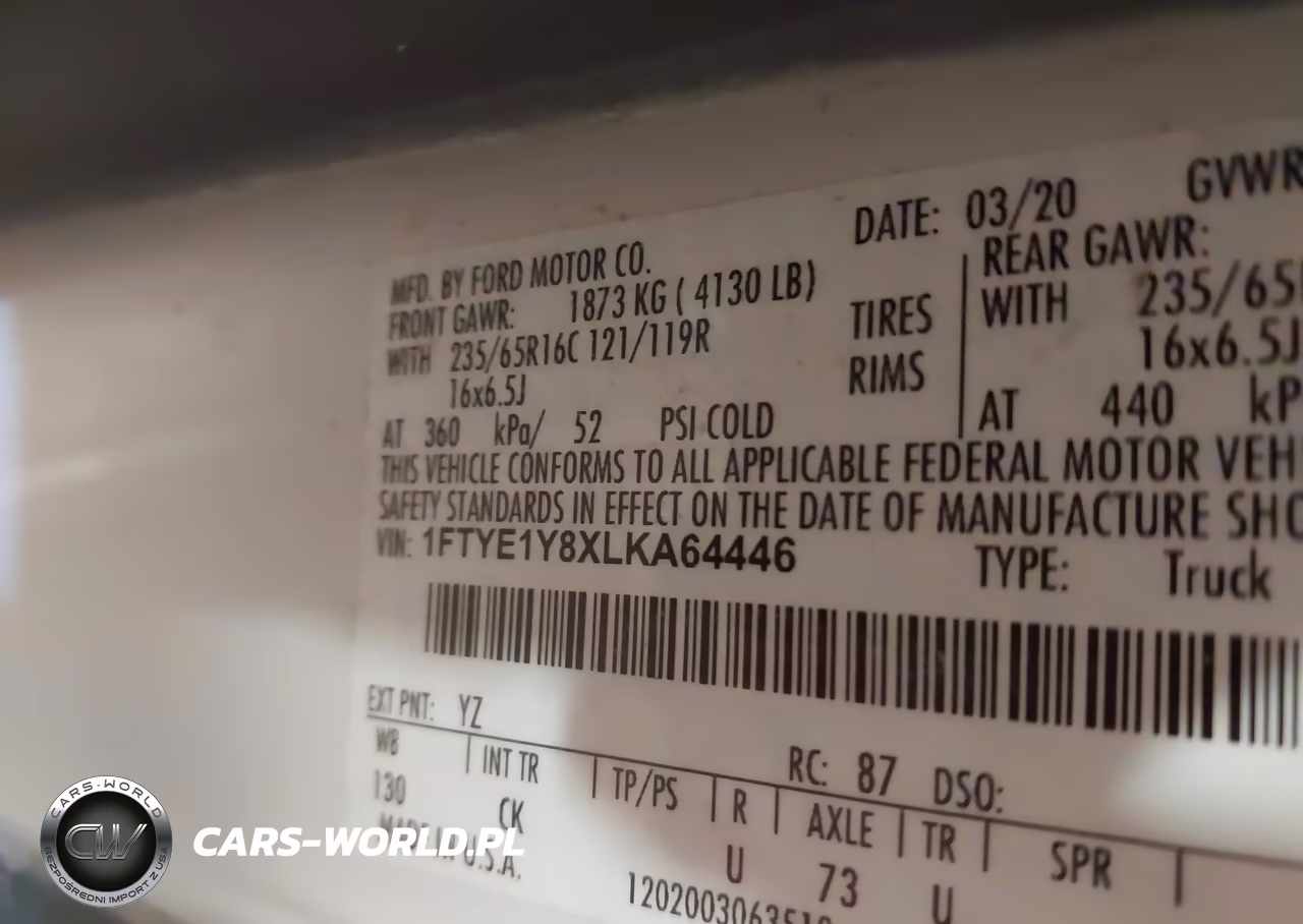 2020 Ford Transit-150 VIN:1FTYE1Y8XLKA64446 - 9